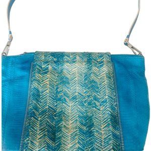 KATHERINE KWEI SNAKESKIN HANDBAG